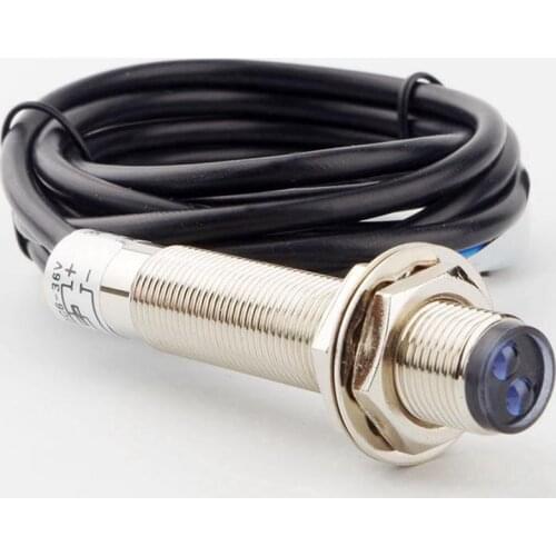 0-15CM M12 6-36V DC NPN N/O E3F-DS15C4 Photoelectric Switch Infrared Proximity Sensor Diffuse Reflection Brass Case