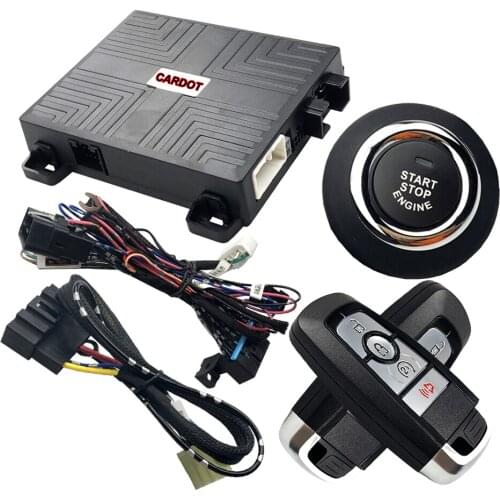 KOL Cardot passive keyless Entry Remote Start Stop Button Smart Auto Electronics Car Alarms for Ford F150 Ranger Everest