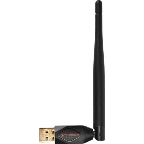 Hot DTMEDIA V8 USB WiFi with Antenna LAN Adapter for TV Box Satellite Receiver Freesat V7 HD/Freesat V8 Set Top TV Box Receptor