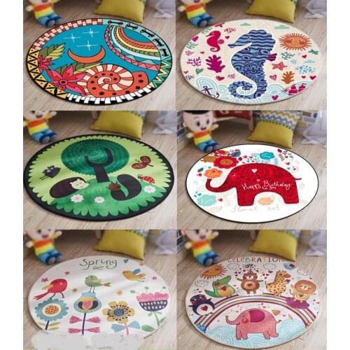 Floor mat chair learning home bedroom childrens room bedside hanging basket tent carpet foot mat swivel chair circular carpet
