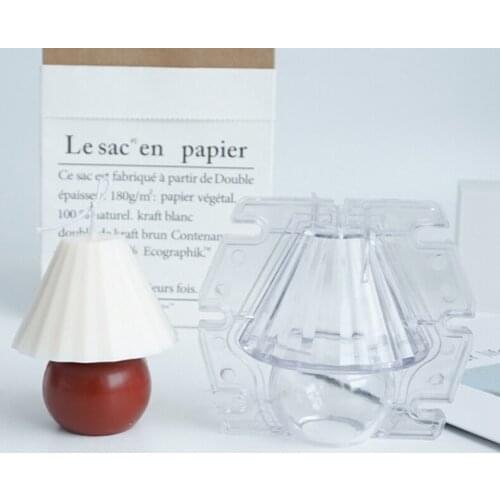 Table Lamp Design Silicone Candle Molds Plaster Lamp Mold Handmade Scented Candle Plastic Molds