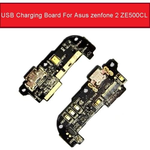 Genuine USB charging Port Connector PCB Flex Cable For Asus zenfone 2 Z00D ZE500CL Sync Date Charger Jack Dock Board Parts