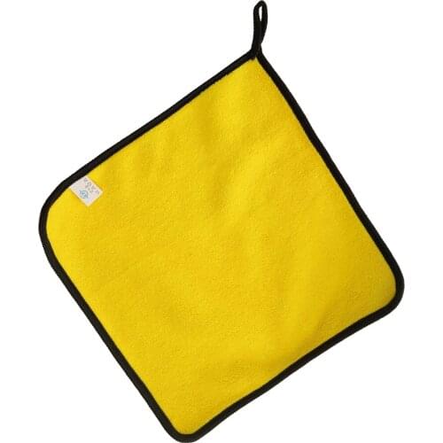 30x30CM Car Wash Microfiber Towel Car Cleaning Drying Cloth Hemming Car Care Cloth Detailing Car Wash Towel For Toyota
