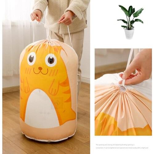 Portable Waterproof Cartoon Travel Pouch Suitcase Shoes Underwear Travel Storage Bag Organizer Clothes Packing Drawstring Bag