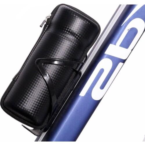 Cycling Bag Road Bike Apply Bottle Cage Glasses Key Repair Tool Kit Capsule Store Bicycle Bottle Carbon fiber Pattern Boxes