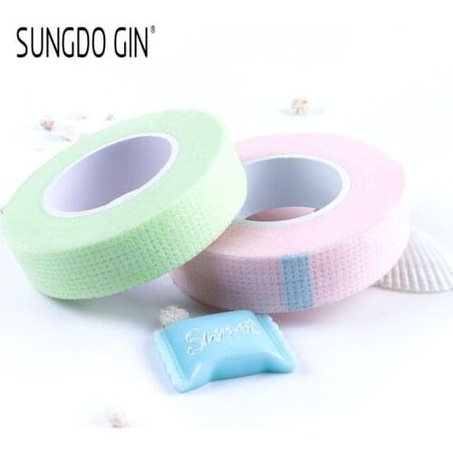 Eyelash Breathable Adhesive Tape Grafting Eyelashes Extension Isolation Non-woven Patches Pink Green Under Eye Pads Makeup Tools