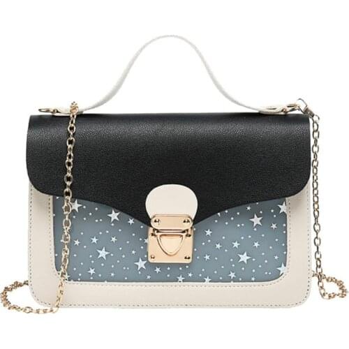 Women Mini Small Square Pack Shoulder Bag Fashion Star Sequin Designer Messenger Crossbody Bag Clutch Wallet Handbags Sac
