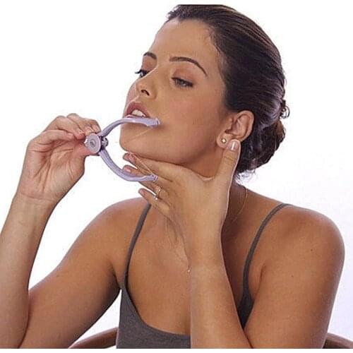 Women Mini Facial Hair Remover Spring Threading Epilator Face Defeatherer Hair Removal DIY Makeup Beauty Tool for Cheeks Eyebrow