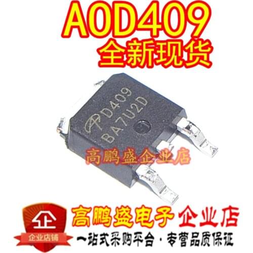 100% Original New In stock AOD409 D409 SOT252 MOSFET P26A/60V