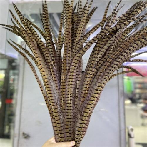 100pcs/lot Natural Lady Amherst Pheasant tail Feathers 80-90CM/32-36 Inch Christmas Celebration Diy DIY Feathers For Crafts