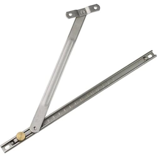 2pcs! Stainless steel safety window Brace by wind bracing bracket window pole telescopic launch limiter Locator