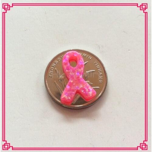 20PCS/Lot Hot Pink Op43 Color Ribbon Opal 10*15MM Ribbon Synthetic Opal
