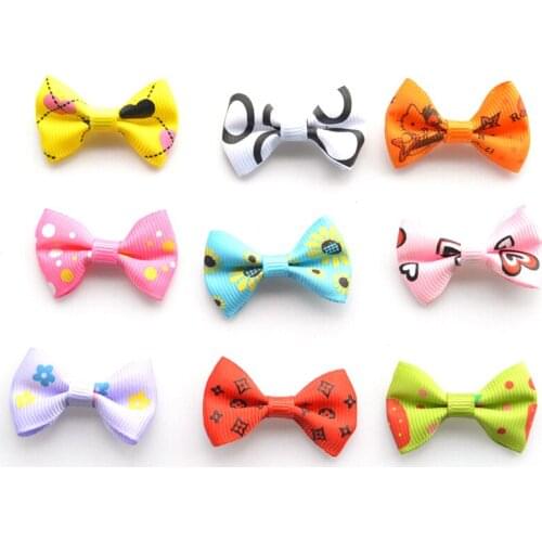 50pcs Grosgrain Ribbon Bow Bowknot