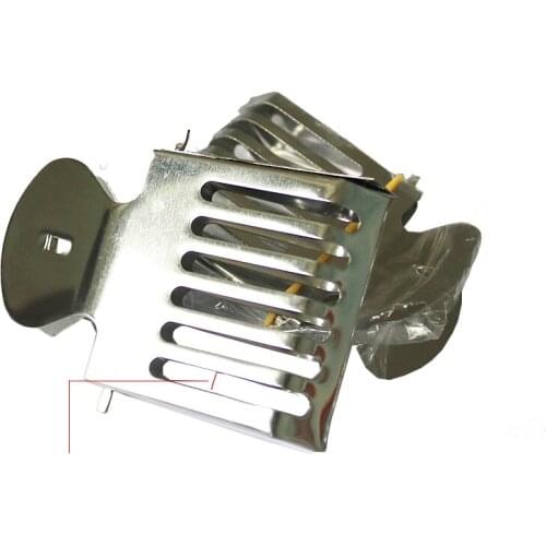 50pcs Queen Bee Cage Clip Stainless steel cage queen Rearing Clips Catcher Cover Beekeeper tools Queen bee clip tool