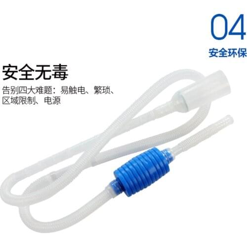 Fish Tank Cleaner Vacuum Pump Cleaner Sand Trap Filter Simple Fish Tank Vacuum Siphon Pump Cleaning Tool Aquarium Accessories