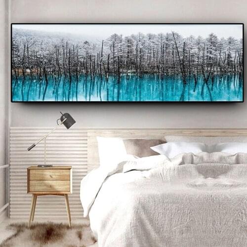Nordic Snow Forest Abstract Large 5d Diamond Embroidery Painting puzzle Art,Full,square Mosaic diamond painting Stranger Gift
