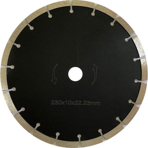 230mm Diamond Cutting Disc Dry Cut For Angle Grinder Dremel Rotary Tools 12Mm Segment Diamond Blad Woodworking Wood Cutter Tool