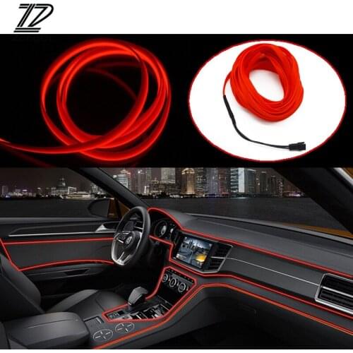 ZD Car Accessories For Alfa Romeo 159 BMW E46 E39 E36 E90 E34 Audi A3 A6 C5 A4 B6 B8 Interior Decorative Lamp LED Lights Strip