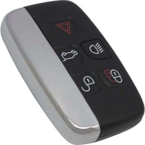 Lockartist 5 button Remote Car Key Shell Case for Land-Rover Discovery 4 / Freelander for Range Rover Sport / Evoque