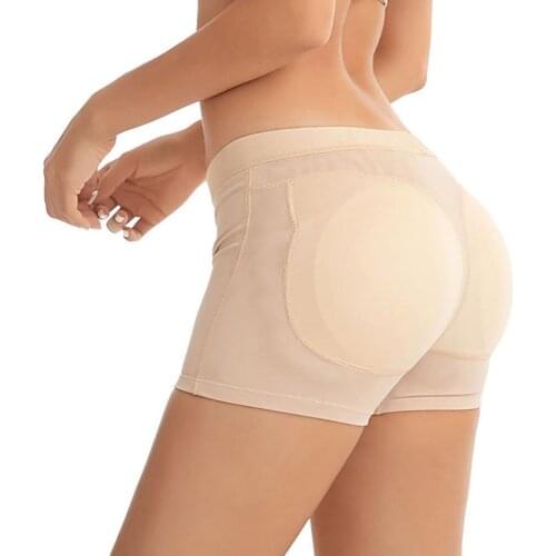 Women Hip Enhancer Panties Seamless Fake Ass Tummy Control Butt Lifter Panty Compression Shorts Body Shapewear Padded Panties