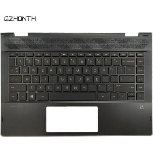 Used For HP Pavilion x360 14-CD 14m-cd0001dx Palmrest Keyboard L18947-001 Silver Edge