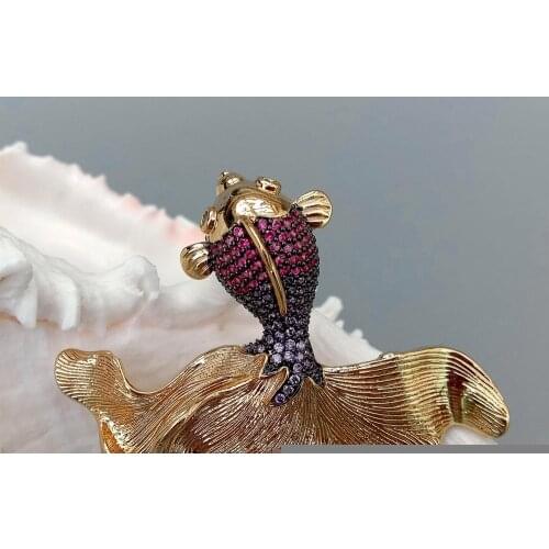 Золотые броши на одежду KAKAIBAGEMS China At AliExpress