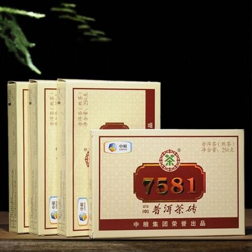 Chinese Yunnan Old Ripe China Tea Health Care Pu'er Tea Brick For Weight Lose Tea