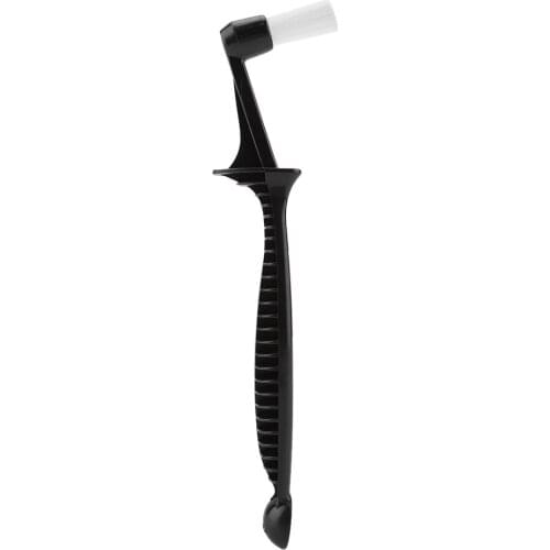 Coffee Brush Dual-Use Coffee Machine Filter Head Cleaner Cleaning Brush Power Spoon for Home Cafe handle anti-slip