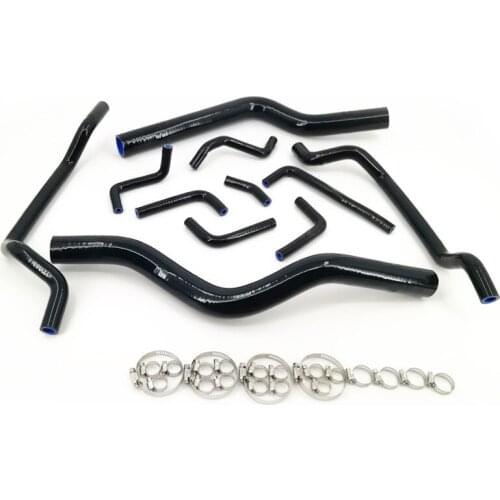 Fit SILICONE RADIATOR & HEATER HOSE KIT For MITSUBISHI ECLIPSE DSM 4G63T 1G 90-94