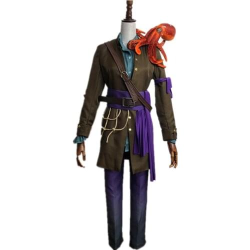 Game Identity V Emma Woods Pirate shipsmith new skin Cosplay Costume Halloween Christmas costume for women/men adults