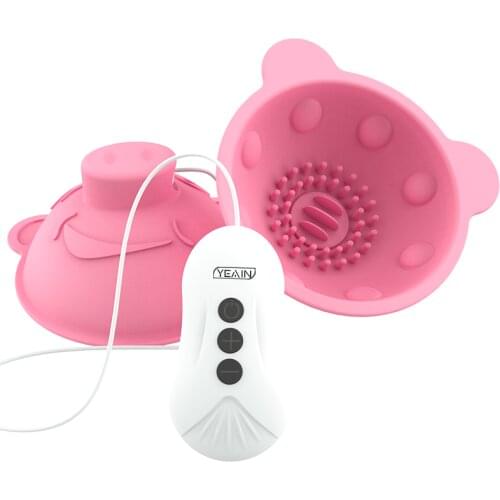 Yeain Breast Massager Sucking Nipple Clip with Stimulate Breast Licking and Female Masturbation Device for Adult Sex Products