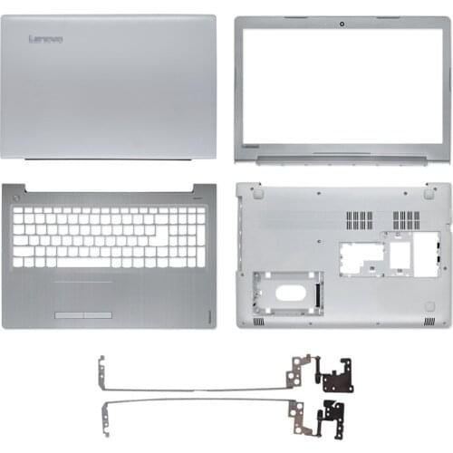 NEW Laptop LCD Back Cover/Front Bezel/Palmrest/Bottom Case For Lenovo ideapad 310-15 310-15ISK 310-15ABR Top Case Silver