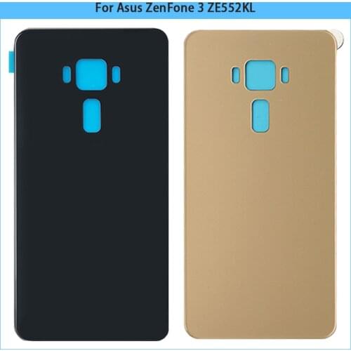 New For Asus Zenfone 3 ZE552KL Battery Back Cover Rear Glass Door Housing Case