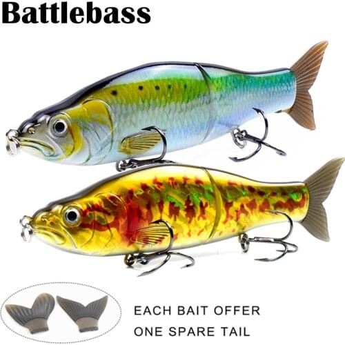 BATTLEBASS 16.5cm 62g Sinking Glide Bait Hard Body with Soft Tails Swimbait Slide Shad Lures Wobblers Fishing TackleFishing