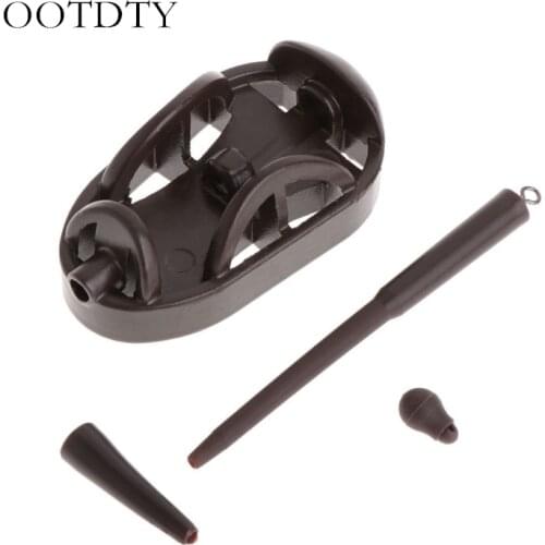 Fishing Feeder Bait Cage Zinc Alloy 30g/40g/50g Line Method With Bead Accessory Fishing Supplies Fishing Gear