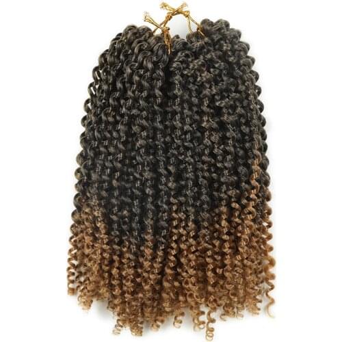 Sambraid 3Packs A Lot Bohemian 120G Per Pack Kanekalon Curl Crotchet Braids Hair Braiding Hair 12 Stands 10Inch synthetic hair