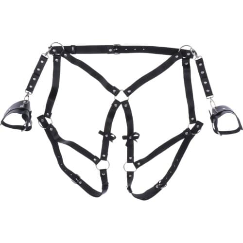 Sexy Leg Waist Garter Belt Women Gothic Punk Body Harness Bondage Suspenders Straps Ladies Thigh High Garter Belt Stockings