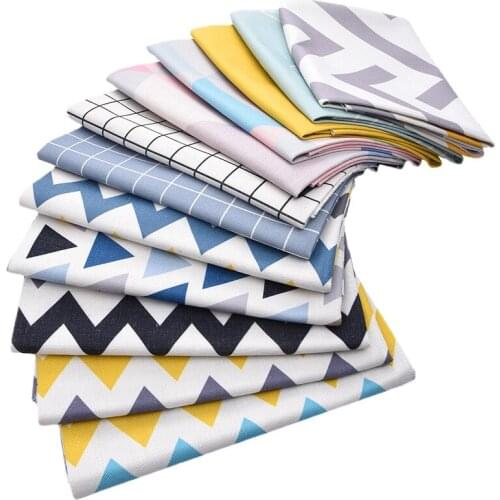 Width 58'' Nordic Ins Cotton Linen Fabrics By The Meter For Upholstery Sofa Tablecloths Curtains Material