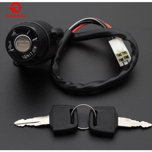 12V Universal Motorcycle Ignition Switch Lock Keys Fit For Yamaha DT100 DT125 DT175 DT250 XT250 DT 125 250 100 175 XT 250
