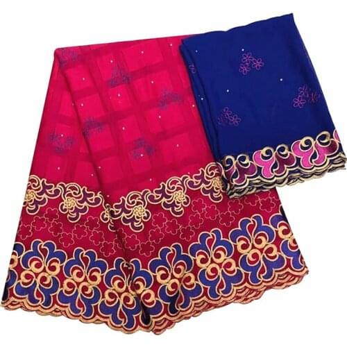 High Quality Swiss Voile Lace African Fabric Embroidery French Laces Women Dress Sewing Materials 2021 Wedding 5+2 yards/lot