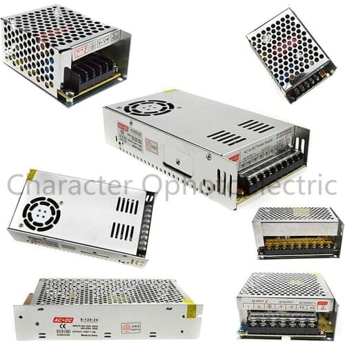 AC 110V-220V TO DC 5V 12V 24V 1A 2A 3A 5A 10A 15A 20A 30A 50A Switch Power Supply Driver Adapter LED Strip Light