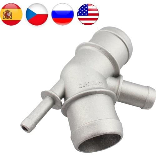 Aluminium Cooling Coolant Water Distribution Pipe Hose Connector for Golf MK4 Jetta 1.8T 2.0L TDI for Audi TT 1J0121087C