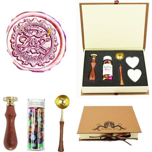 Signature Custom Letters Date Wedding wax seal stamp