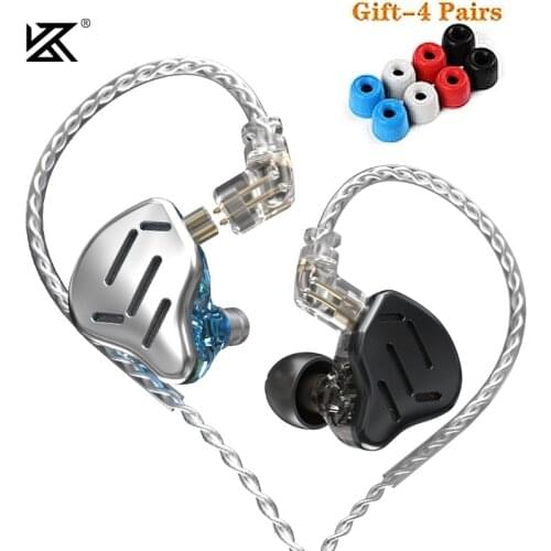 KZ ZAX 16 Unit Hybrid In-ear Earphones Metal HIFI Headset Music Sport Bass Earbud Sport Noise Cancelling KZ ZSX ZS10 PRO CA16