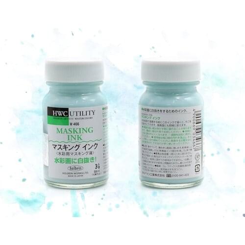 HOLBEIN Masking Fluid Blanking Glue Blanking Liquid 55ml Bottle W466 Acuarelas Covering