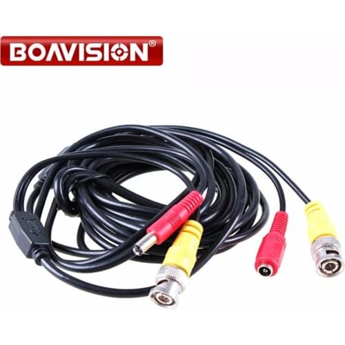 5M / 10M / 15M / 20M / 30M / 50M CCTV BNC Cable Power Video Plug & Play Cable CCTV Surveillance Camera Cable For Security System