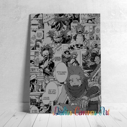 Canvas Kirishima Eijiro Anime Pictures Home Decoration Manga Paintings Poster HD Prints Wall Art Modular Living Room Framed