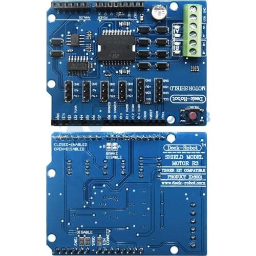 L298P Shield R3 DC Motor Driver Module 2A H-Bridge 2 way For Arduino UNO 2560