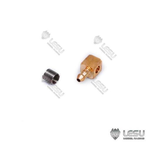 LESU RC Brass 2.5*1.5 3*2MM Pipe Nozzle For Hydraulic Truck Loader Excavator TH16980-SMT5