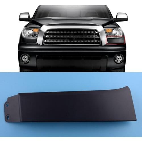 Left Fender Extension Panel Grille Bumper Headlight Filler Trim Fit for Toyota Tundra Sequoia 2008 2009-2012 TO1242100 TO1266101